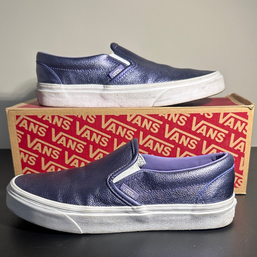Vans Metallic Purple Shoes